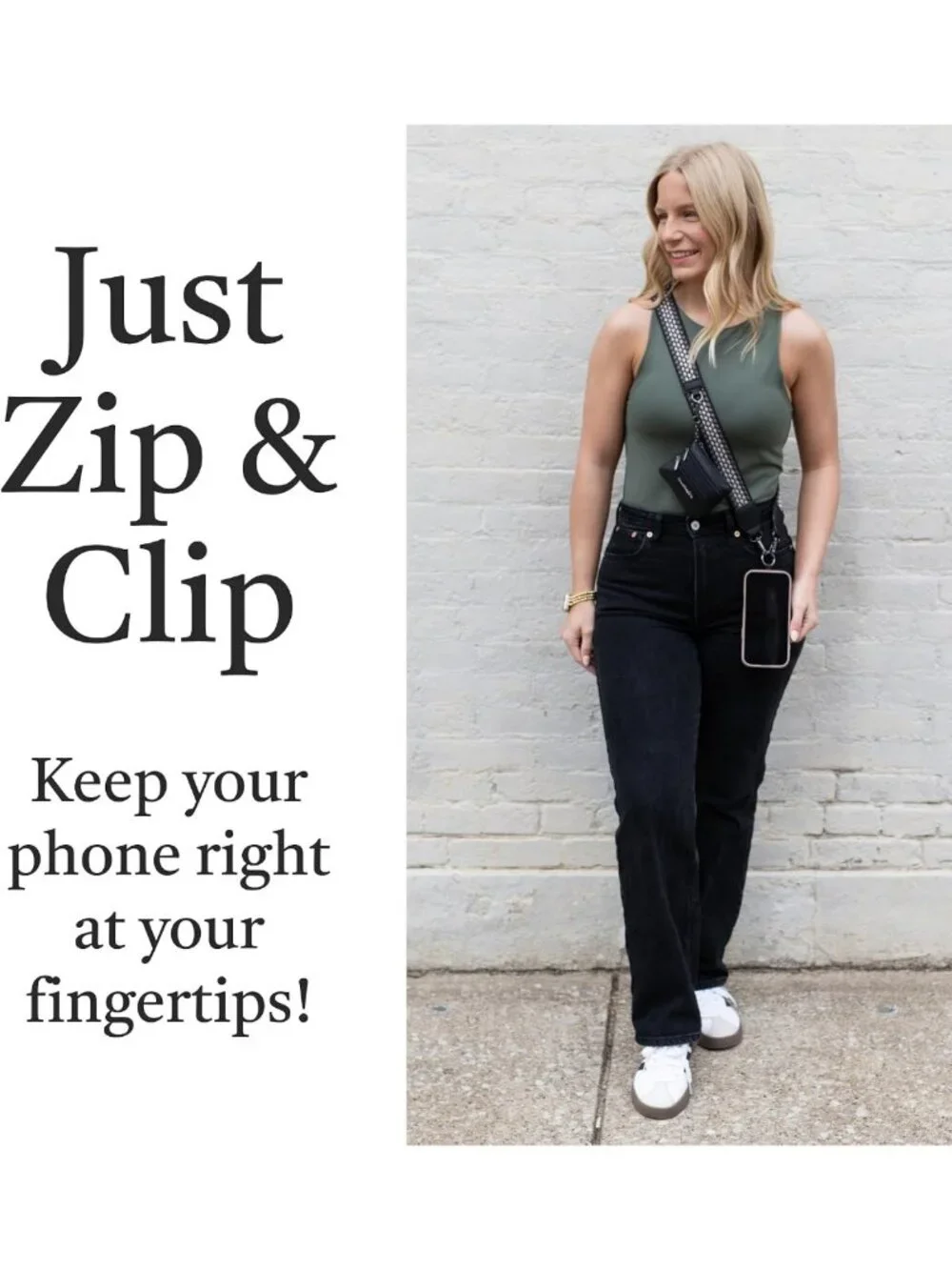 Stylish Clip & Go Phone Lanyard with Wallet Pouch - Fun Dots Design, Perfect for